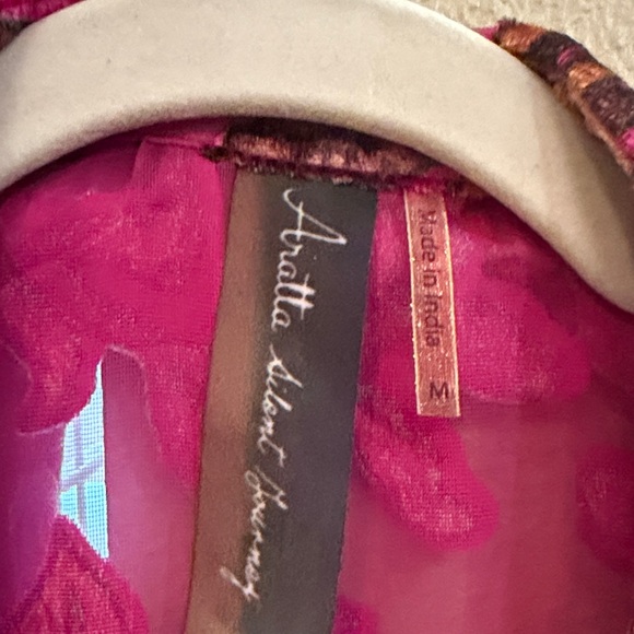 Aratta Fuchsia Floral Blouse - Picture 3 of 8